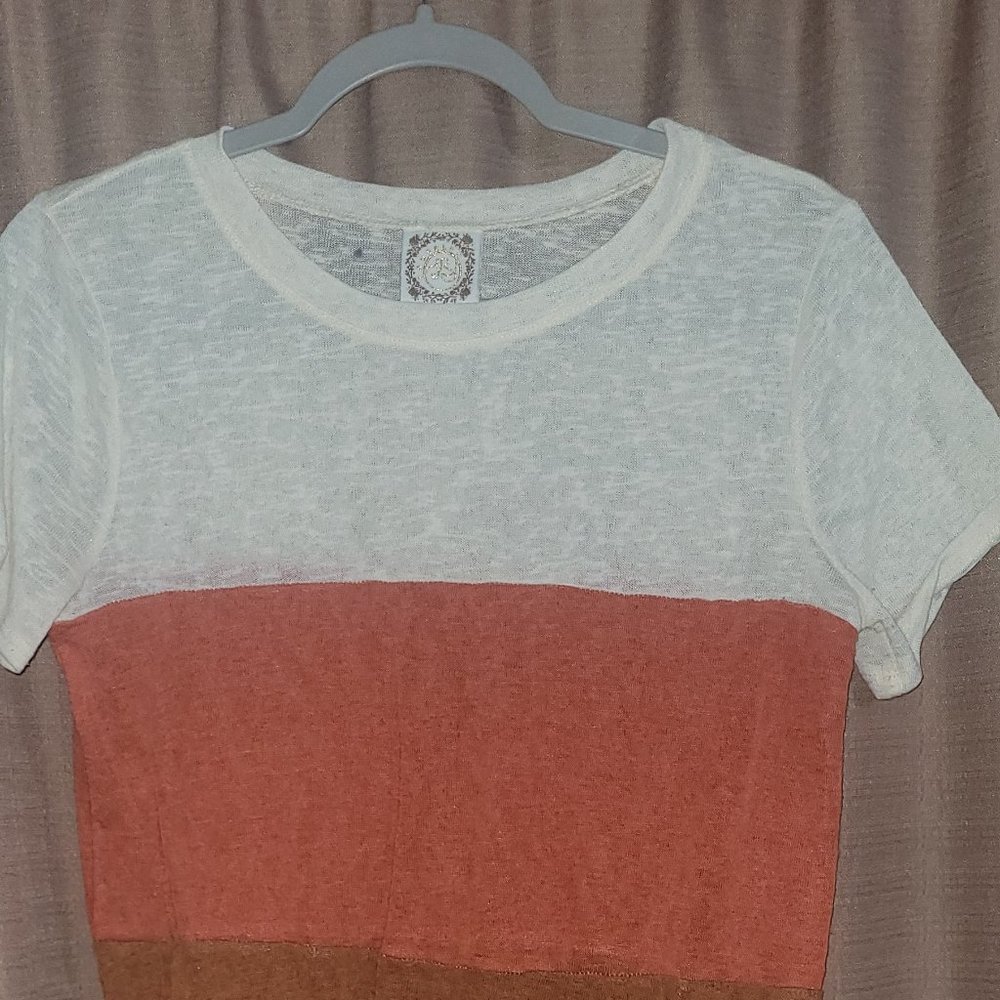 Tri color tee